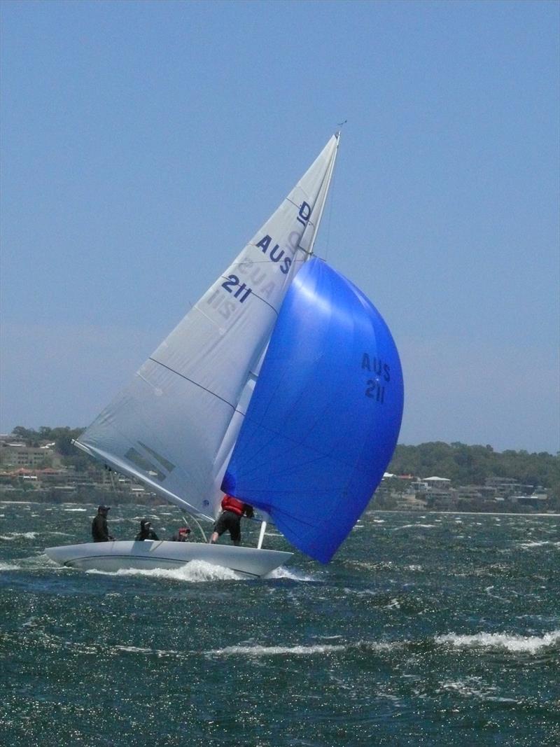 Dragon Prince Philip Cup Day 2 photo copyright John Roberson taken at Royal Freshwater Bay Yacht Club and featuring the Dragon class