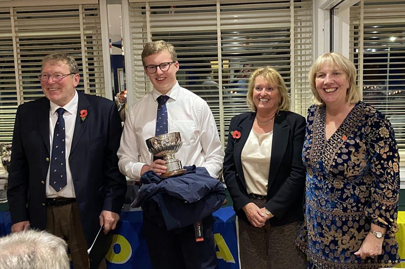 Andrew Oliver, Top Cadet - EAORA End of Season Prizegiving and AGM photo copyright Jason Payne taken at West Mersea Yacht Club and featuring the EAORA class