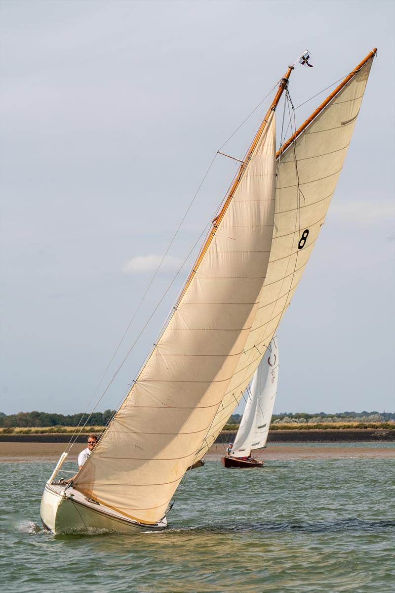 East Coast One Design Wraith during Burnham Week 2024 photo copyright Petru Balau Sports Photography / sports.hub47.com taken at Royal Corinthian Yacht Club, Burnham and featuring the East Coast One Design class