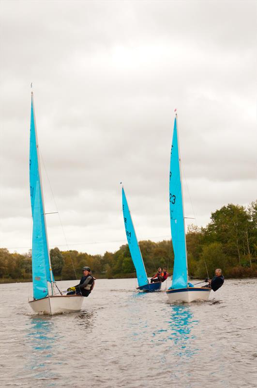 Enterprises at Redditch photo copyright David Bishop taken at Redditch Sailing Club and featuring the Enterprise class