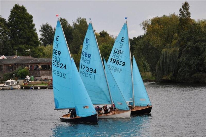 Enterprises at Hampton photo copyright Derek May taken at Hampton Sailing Club and featuring the Enterprise class