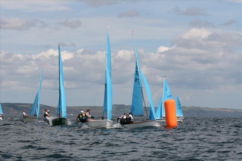 Blue sails abound at the Noble Marine Enterprise National Championships photo copyright Janice Bottomley taken at Looe Sailing Club and featuring the Enterprise class