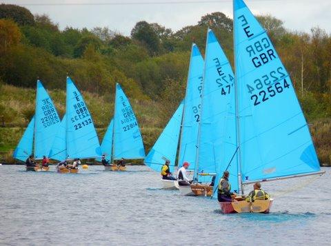 Blue sails grace Wigan SC photo copyright Wigan SC taken at  and featuring the Enterprise class