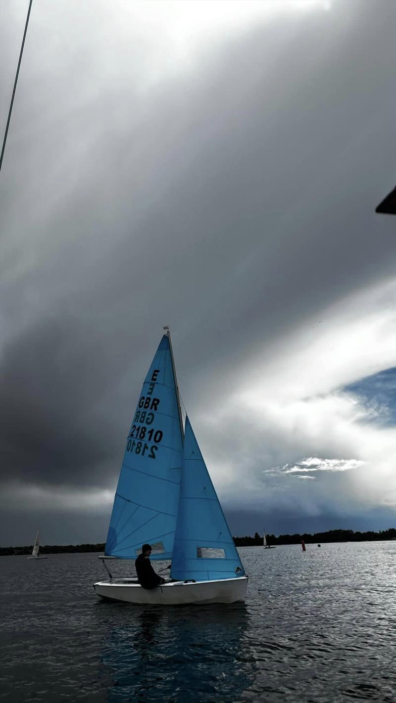 Ant Morris And Margret during The Chasewater Sprint Championships and Commodore's Cup photo copyright Grace Leszczynski taken at Chase Sailing Club and featuring the Enterprise class