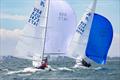 Tussle at the top - Etchells World Championship 2025 © Nic Douglass @sailorgirlHQ