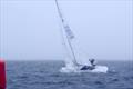 Visibility was low for much of the three races in the 2025 East Gippsland Etchells Championship. Elusive emerged victorious from the conditions © Jeanette Severs