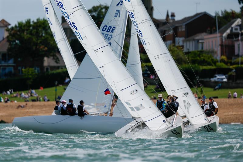 Cowes Week Day 1 photo copyright Paul Wyeth / CWL taken at Cowes Combined Clubs and featuring the Etchells class