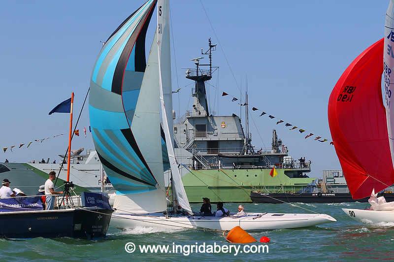 Cowes Week day 3 photo copyright Ingrid Abery / www.ingridabery.com taken at Cowes Combined Clubs and featuring the Etchells class