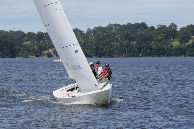 Lake King at Metung throws up variable winds and sea states, challenging the best sailors photo copyright Jeanette Severs taken at Metung Yacht Club and featuring the Etchells class