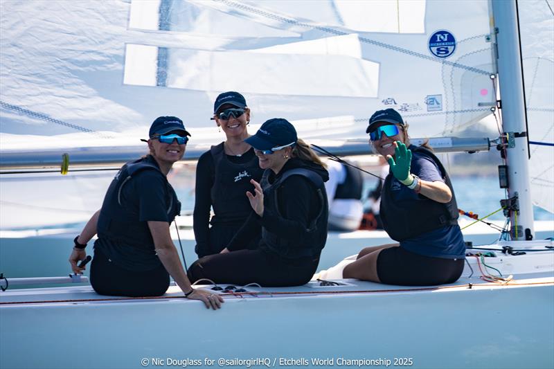 Carabella IV team - Etchells World Championship 2025 Day 4 - photo © Nic Douglass @sailorgirlHQ