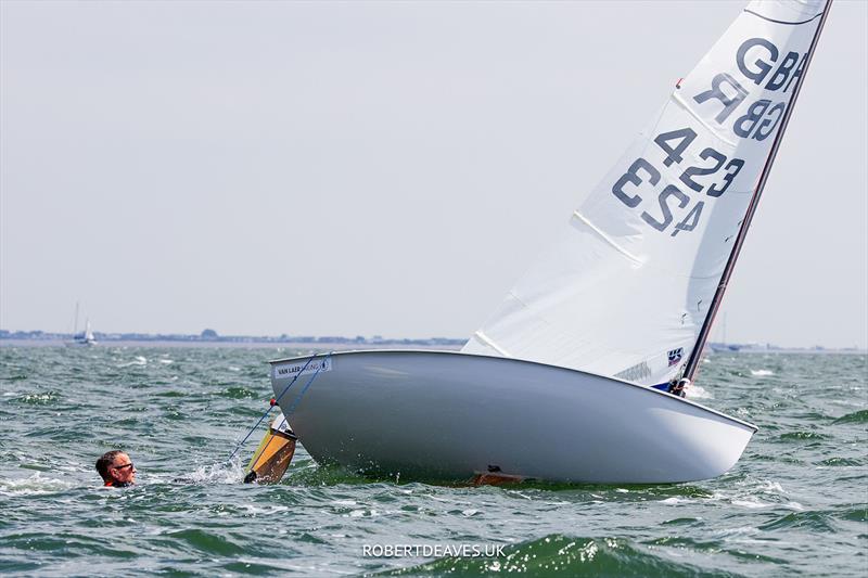 Europe UK Nationals at Hayling Island Day 2 photo copyright Robert Deaves / www.robertdeaves.uk taken at Hayling Island Sailing Club and featuring the Europe class