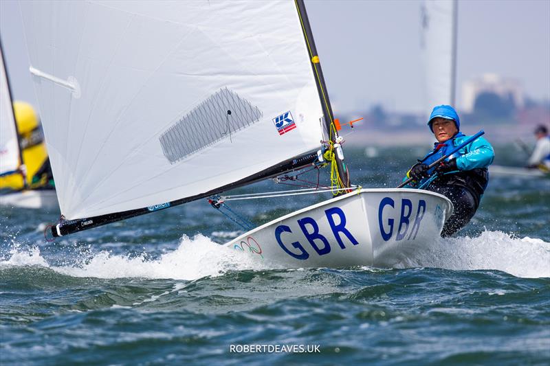 Europe UK Nationals at Hayling Island Day 2 photo copyright Robert Deaves / www.robertdeaves.uk taken at Hayling Island Sailing Club and featuring the Europe class