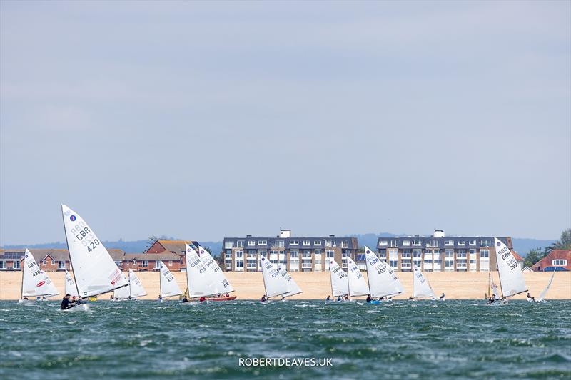 Europe UK Nationals at Hayling Island Day 2 photo copyright Robert Deaves / www.robertdeaves.uk taken at Hayling Island Sailing Club and featuring the Europe class