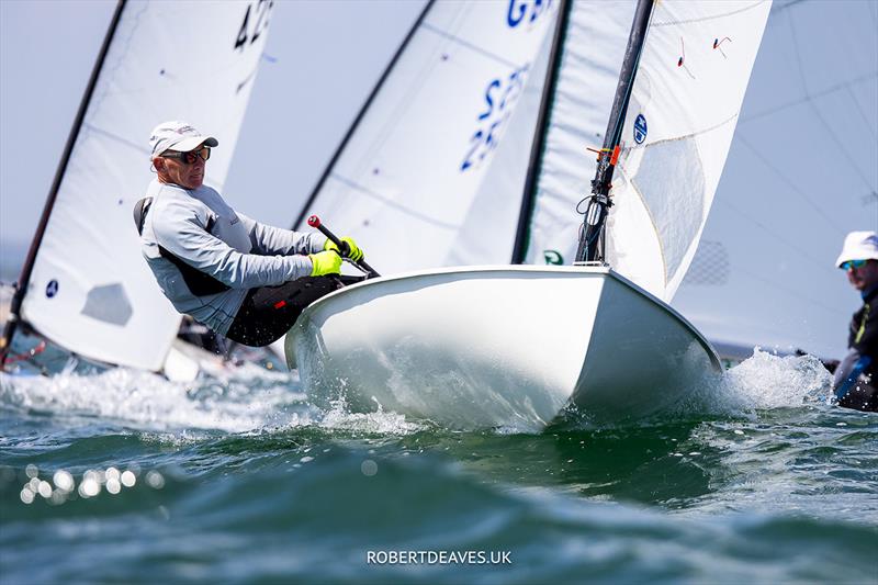 Europe UK Nationals at Hayling Island Day 3 photo copyright Robert Deaves / www.robertdeaves.uk taken at Hayling Island Sailing Club and featuring the Europe class