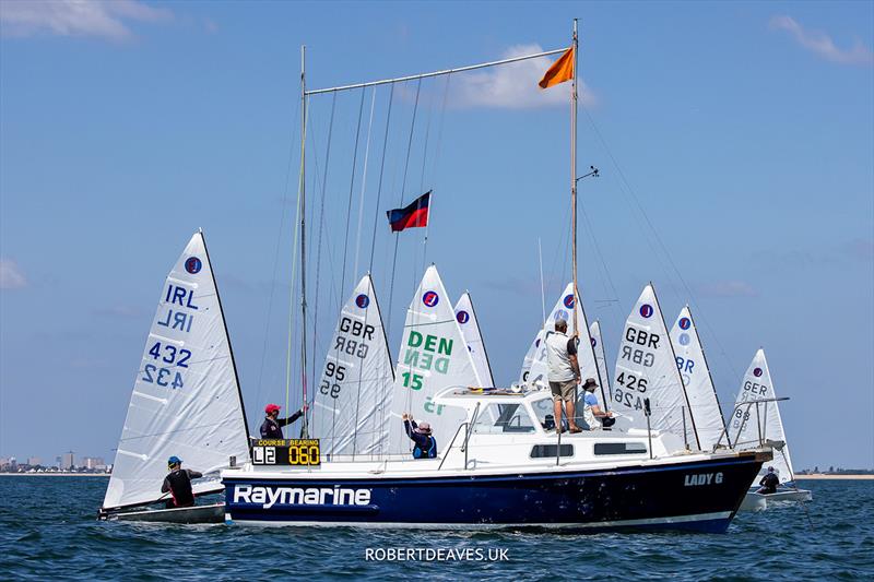 Europe UK Nationals at Hayling Island Day 3 photo copyright Robert Deaves / www.robertdeaves.uk taken at Hayling Island Sailing Club and featuring the Europe class