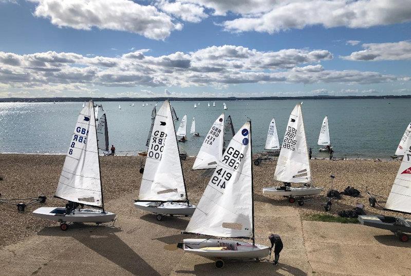 Europe class Open and Youth Championships at Stokes Bay photo copyright SBSC taken at Stokes Bay Sailing Club and featuring the Europe class