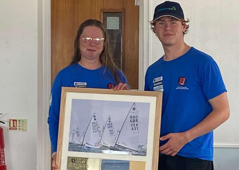 Adam Catlow awarded the inaugural Synergy Marine Europe class UK Youth Championships title at Stokes Bay - photo © SBSC