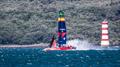 Spain SailGP Team (Diego Botin) digs in off Rangitoto Light - Day 1 - Systems testing - Auckland SailGP - January 13,  2024 © Richard Gladwell/Sail-World.com/nz