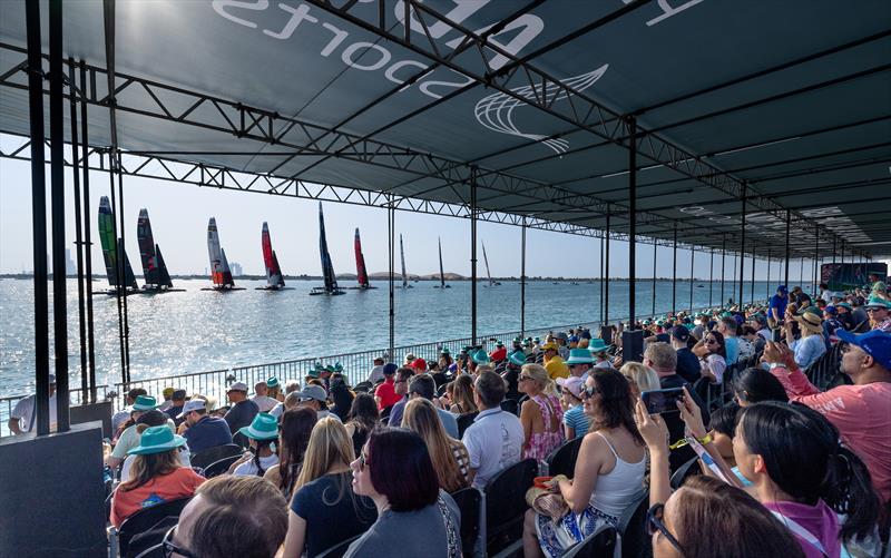 Day 2 - Sail GP - Abu Dhabi - January 13, 2024 photo copyright Christopher Pike/SailGP taken at Abu Dhabi Marine Sports Club and featuring the F50 class