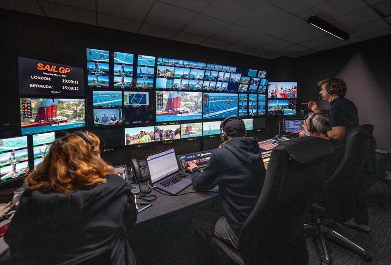 SailGP broadcast staff working remotely from the Ealing Broadcast Centre - May 2024 - photo © Andrew Baker/SailGP