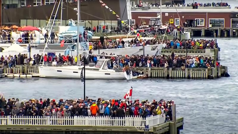 50,000 fans crammed every vantage point to cheer on their home team - SailGP Canada - Halifax, June 2024 - photo © SailGP