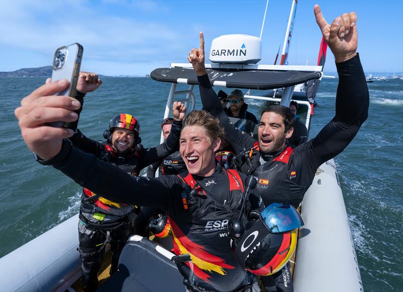 Florian Trittel - Spain - SailGP- Race Day 2- SailGP Season 4 Grand Final in San Francisco, USA. July 14, 2024 - photo © Ricardo Pinto/SailGP