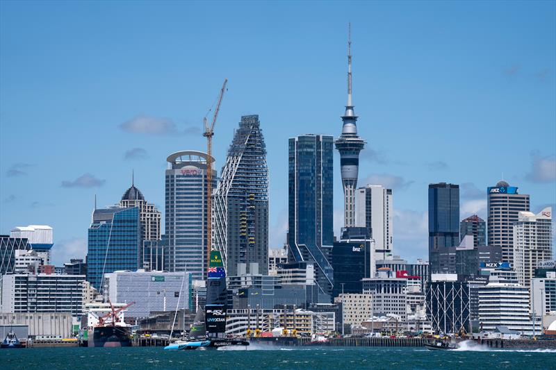 BlackFoils (NZL) - (Peter Burling) - Systems testing - Auckland SailGP - January 13,  2024 - photo © Bob Martin/SailGP