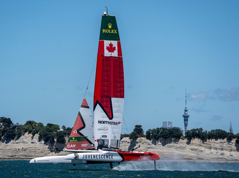 Canada Northstar - Giles Scott - Day 1 - Systems testing - Auckland SailGP - January 13,  2024 - photo © Bob Martin/SailGP