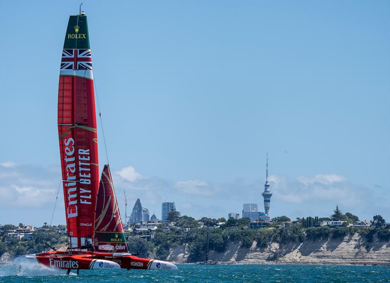 Emirates GBR will be back in action at the ITM New Zealand Sail Grand Prix in Auckland this weekend, 18-19 January photo copyright Bob Martin for SailGP taken at  and featuring the F50 class