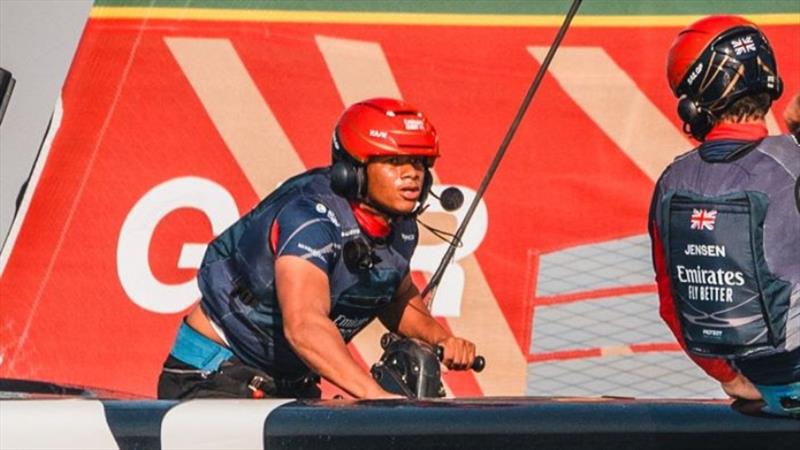 Kai Hockley, 19, from Tottenham, London, is on a development pathway with the Emirates GBR SailGP Team photo copyright Emirates GBR SailGP Team taken at  and featuring the F50 class