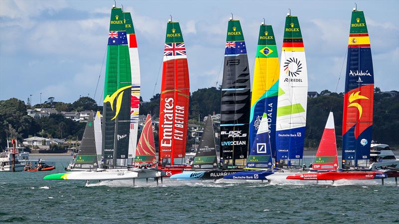  Race Day 1 - Auckland SailGP - January 18,  2024 - photo © Richard Gladwell - Sail-World.com/nz