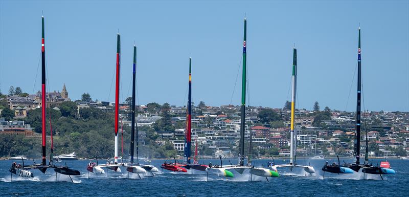 SailGP fleet-  KPMG Australia Sail Grand Prix - Sydney, Australia - February 7, 2025 - photo © Jon Buckle/SailGP