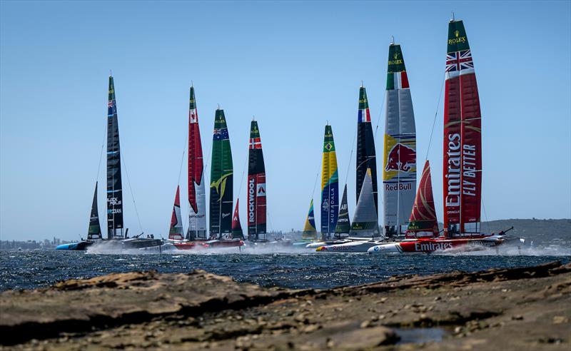 SailGP Fleet -  KPMG Australia Sail Grand Prix - Sydney, Australia - February 7, 2025 - photo © Jason Ludlow/SailGP