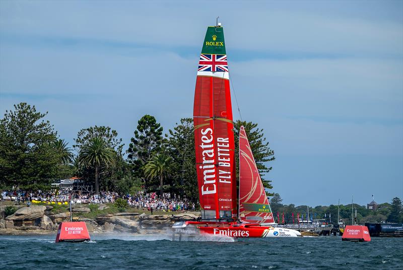 Emirates GBR win the Final - Race Day 2 -  KPMG Australia Sail Grand Prix - Sydney, Australia - February 9, 2025 photo copyright Ricardo Pinto/SailGP taken at Royal Sydney Yacht Squadron and featuring the F50 class