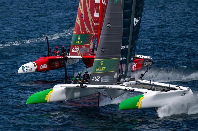 Australia and Great Britain - Race Day 2 -  KPMG Australia Sail Grand Prix - Sydney, Australia - February 9, 2025 photo copyright Jon Buckle/SailGP taken at Royal Sydney Yacht Squadron and featuring the F50 class