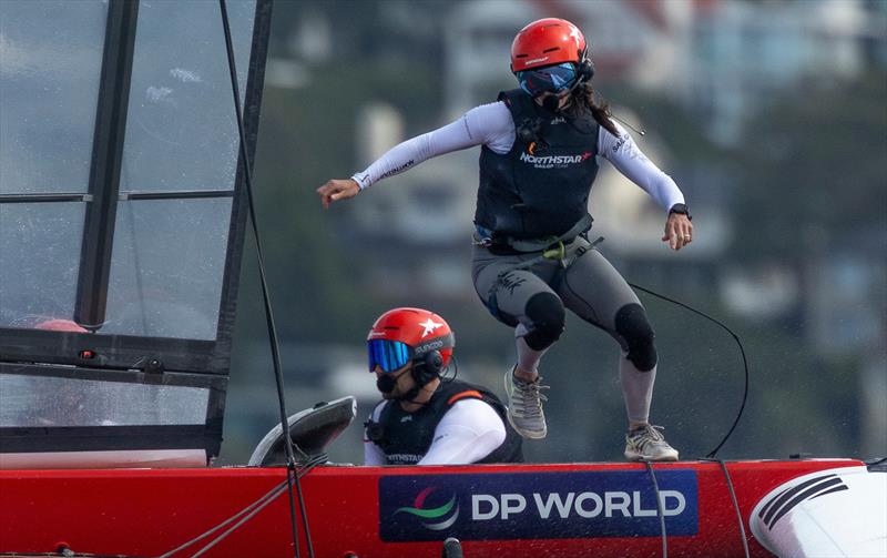 Annie Haegar - Canada Northstar SailGP - Race Day 2 -  KPMG Australia Sail Grand Prix - Sydney, Australia - February 9, 2025 photo copyright Felix Diemer/SailGP taken at Royal Sydney Yacht Squadron and featuring the F50 class