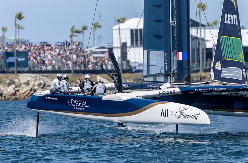 France - Day 1 Rolex Los Angeles SailGP - March 15, 2025 photo copyright Simon Bruty/SailGP taken at Long Beach Yacht Club and featuring the F50 class