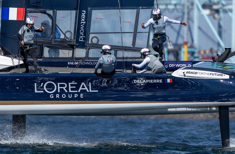 France - Day 1 Rolex Los Angeles SailGP - March 15, 2025 photo copyright Felix Diemer/SailGP taken at Long Beach Yacht Club and featuring the F50 class