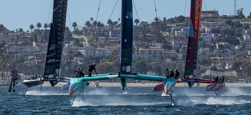 USA, Spain and France - Day 1 Rolex Los Angeles SailGP - March 15, 2025 - photo © Felix Diemer/SailGP