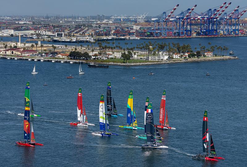 SailGP fleet - Day 2 Rolex Los Angeles SailGP - March 16, 2025 - photo © Simon Bruty/SailGP