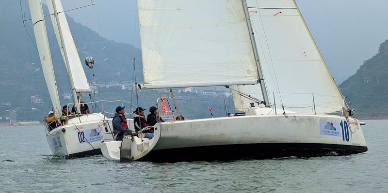 FarEast 28 racing during the Shuifu Jinshajiang River Regatta photo copyright Mark Jardine taken at  and featuring the FarEast 28 class