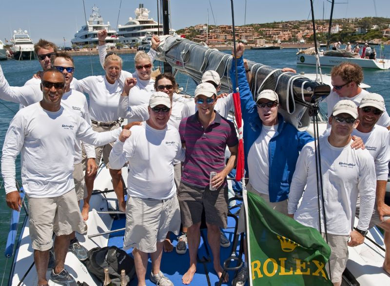 Barking Mad wins the Farr 40 worlds in Porto Cervo photo copyright Kurt Arrigo / Rolex taken at  and featuring the Farr 40 class