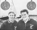 Earle Wells and Helmer Pedersen won the Gold Medal in the 1964 Olympics sailing Pandora (KZ22) built by Mackay Boats starting a legacy of 36 Olympic medals and 152 World Championship medals for one of the world leading high performance boatbuilders  © Studio 57