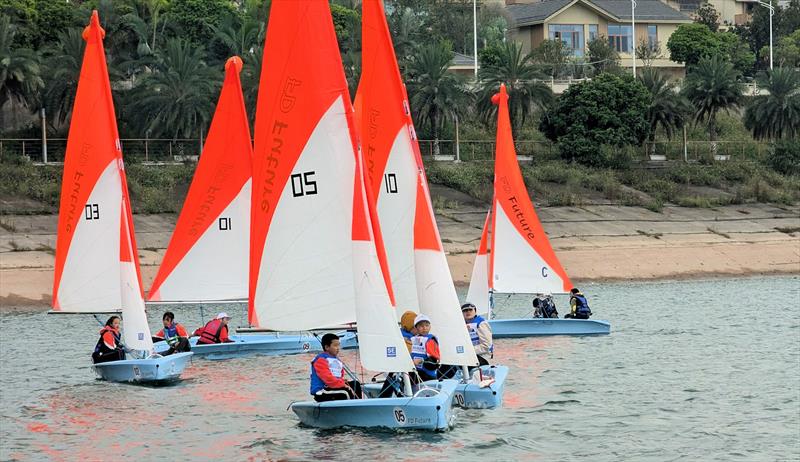 Close racing during the Shuifu Jinshajiang River Regatta photo copyright Mark Jardine taken at  and featuring the FD Future class