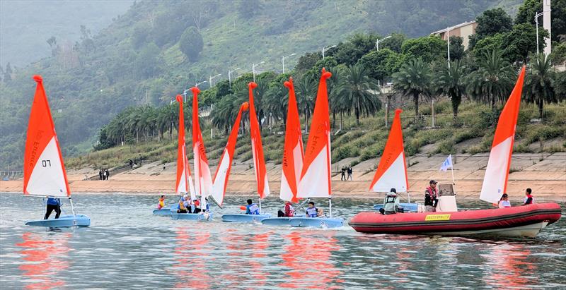 Tow back during the Shuifu Jinshajiang River Regatta photo copyright Mark Jardine taken at  and featuring the FD Future class