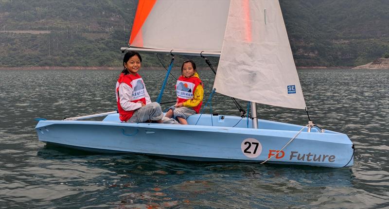 Some of the kids had only been sailing two weeks at the Shuifu Jinshajiang River Regatta photo copyright Mark Jardine taken at  and featuring the FD Future class