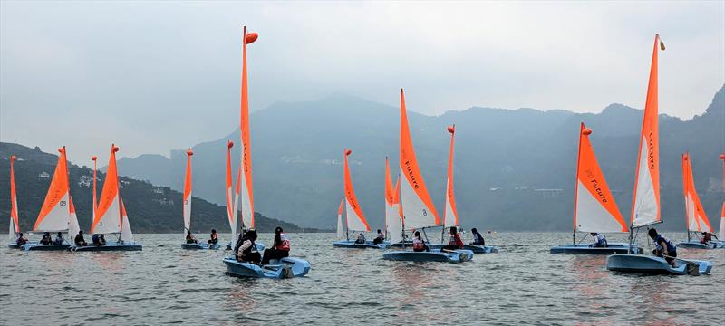 Just before a race start during the Shuifu Jinshajiang River Regatta photo copyright Mark Jardine taken at  and featuring the FD Future class