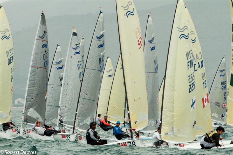 Racing on day 4 of the Finn Gold Cup in Gaeta - photo © Robert Deaves