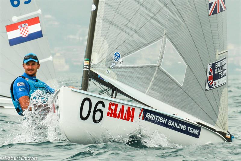 Giles Scott on day 4 of the Finn Gold Cup in Gaeta - photo © Robert Deaves