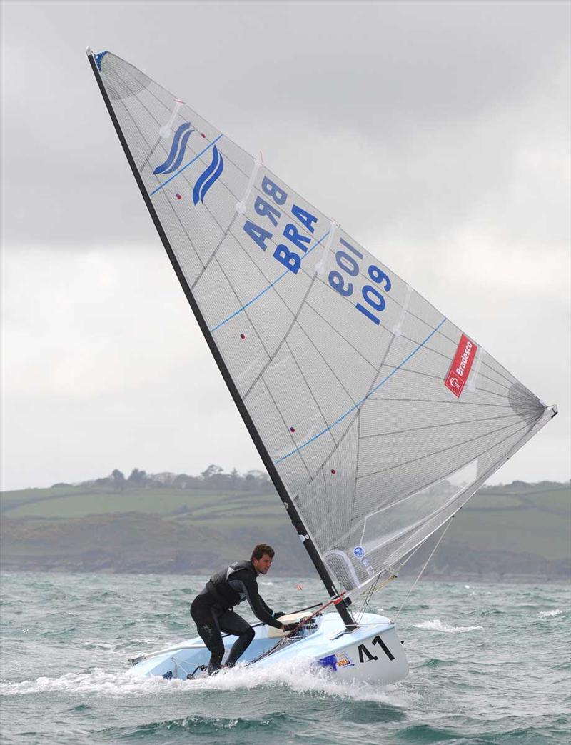 UK Finn Nationals day 3 photo copyright Lee Whitehead / www.photolounge.co.uk taken at Royal Cornwall Yacht Club and featuring the Finn class